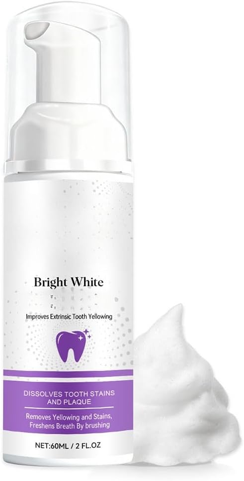 Gentle Foaming Tooth Mousse for Stronger Teeth & Natural Brightness, Refreshing Daily Oral Cleanser(1pcs)