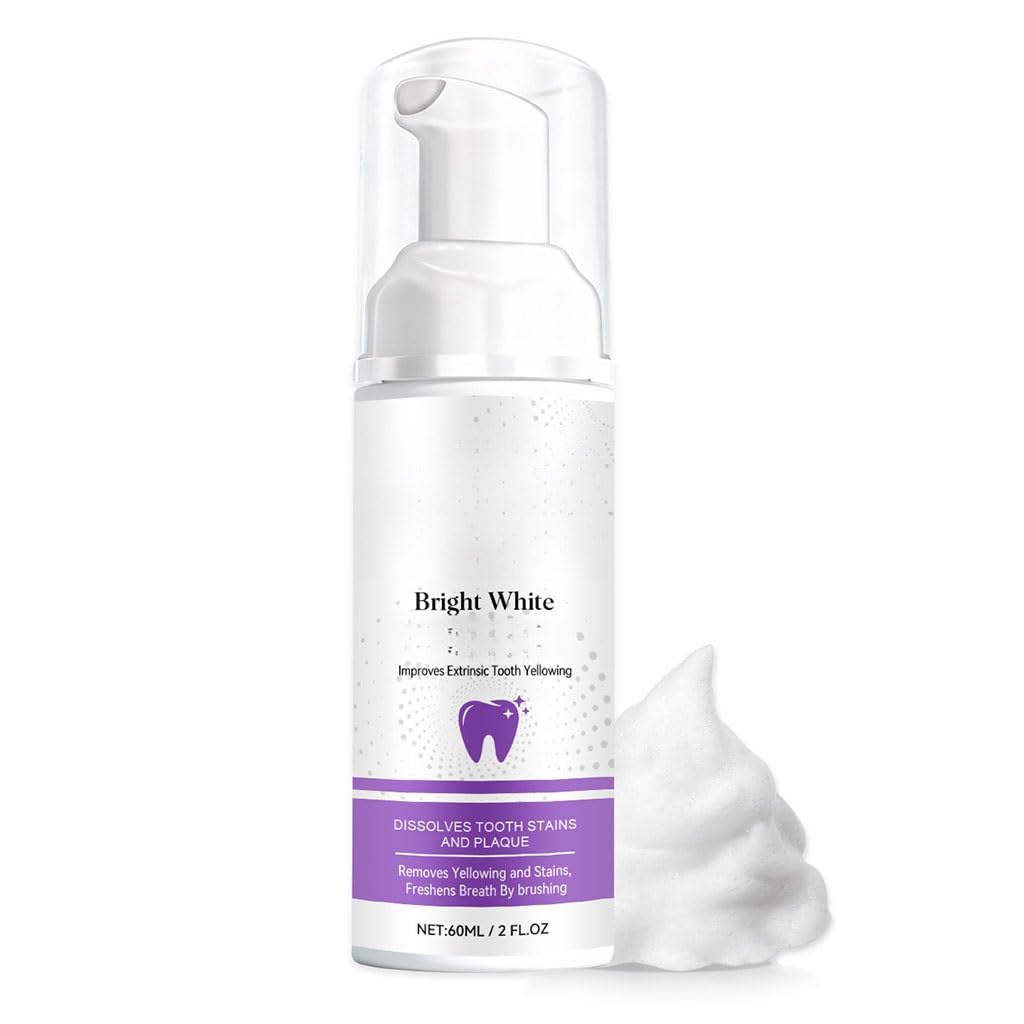 Gentle Foaming Tooth Mousse for Stronger Teeth & Natural Brightness, Refreshing Daily Oral Cleanser(1pcs)