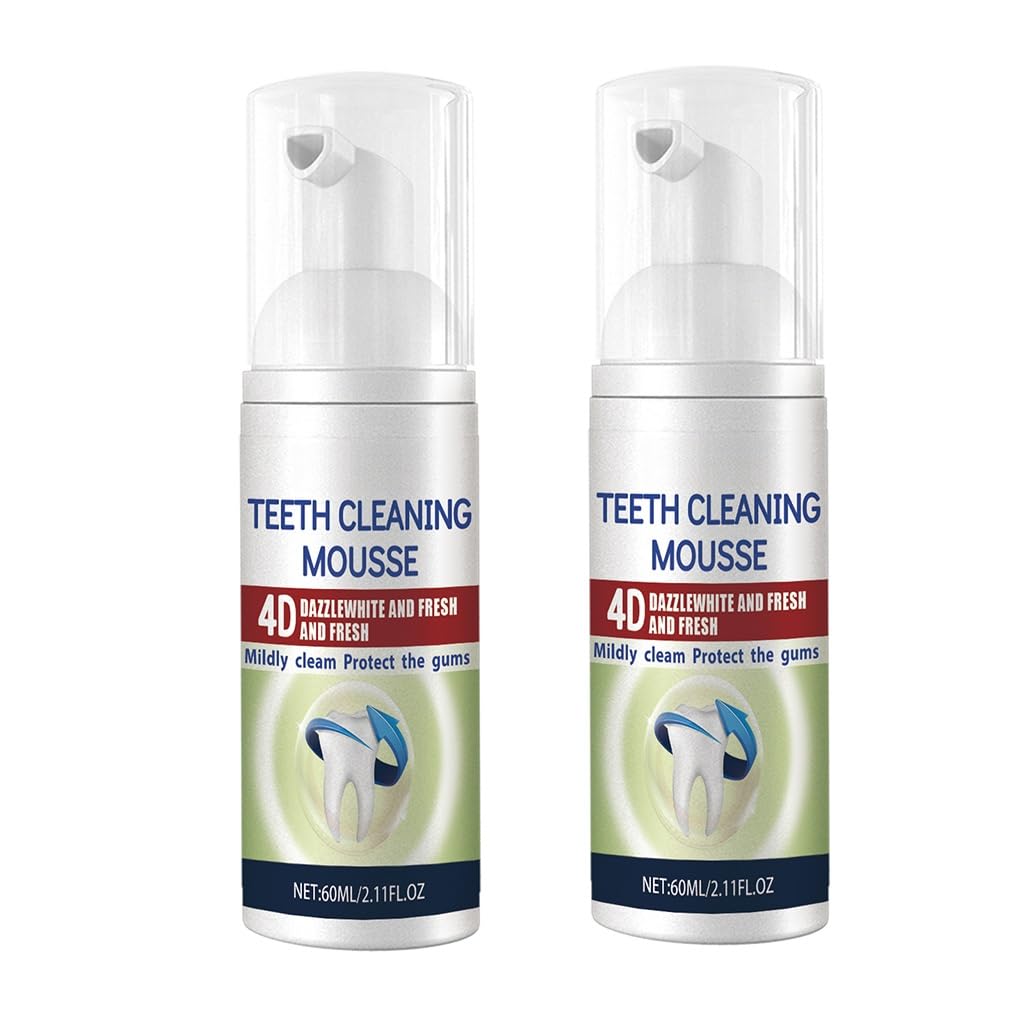 Whiten & Fresh Tooth Foam - Baking Soda, Licorice & Xylitol for Stain Removal, Daily Oral Care & Fresh Breath - Easy Use for Families(3pcs)
