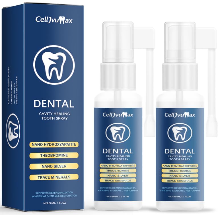 Enamel Care Mouth Spray, Alcohol-Free with Fluoride and Zinc, Fights Bad Breath and Strengthens Teeth, for Daily Freshness and Oral Care (02)