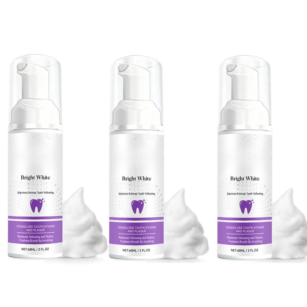 Gentle Foaming Tooth Mousse for Stronger Teeth & Natural Brightness, Refreshing Daily Oral Cleanser(1pcs)
