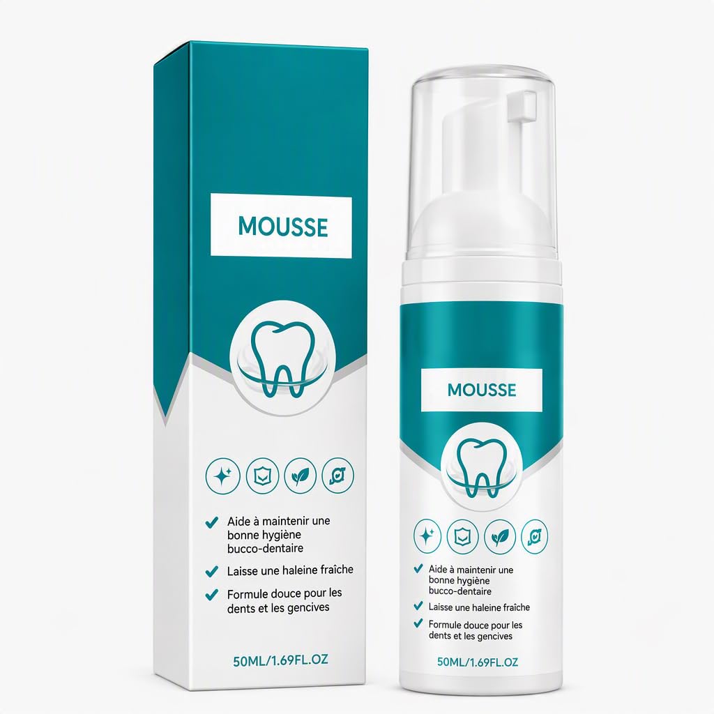 Oral Fresh Mousse, Soft Foam Daily Care, Clean Fresh Breath Comfort