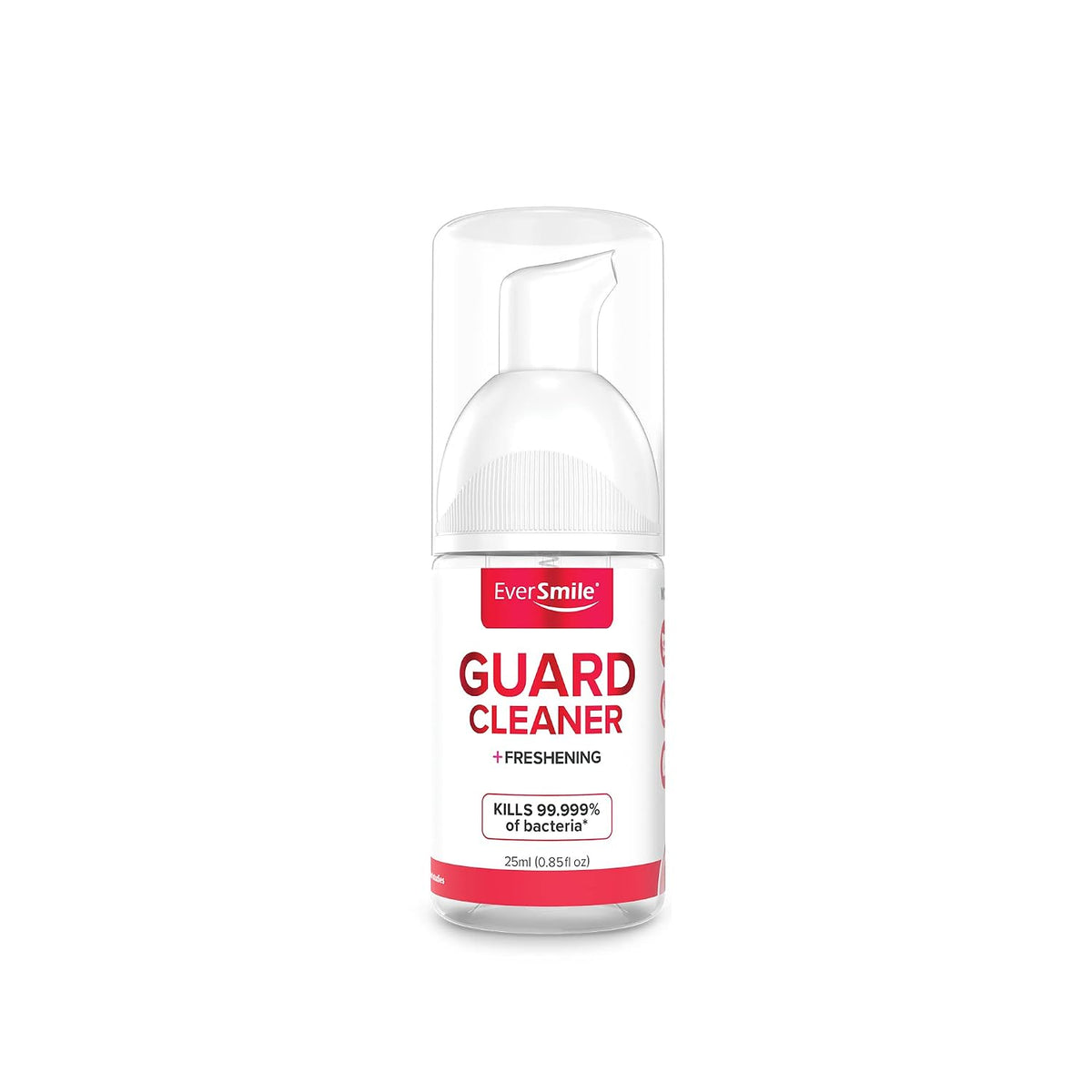 EverSmile Mouth Guard Cleaning Foam – Fresh Mint, Travel Size Pack (25ml) – for Mouth, Night, Football, Boxing, Sleep, Snoring, Grinding & All Types of Guards – Fights Bad Breath