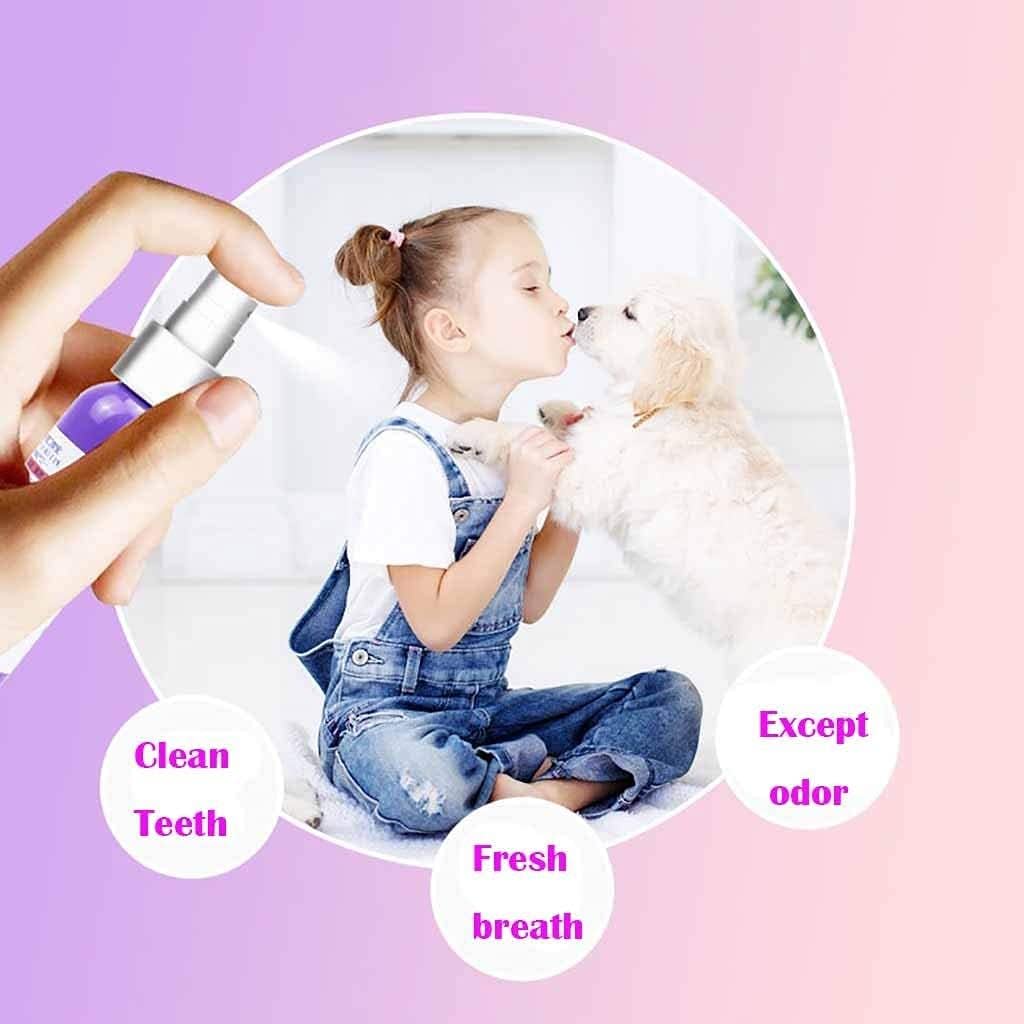 Petry Oral Spray for Dogs - Petry Teeth Cleaning Spray for Dogs and Cats, Pet Breath Freshener Spray Care Cleaner, Oral Spray for Pets, Dog Dental Spray Reduces Plaque & Tartar Buildup (2pcs)