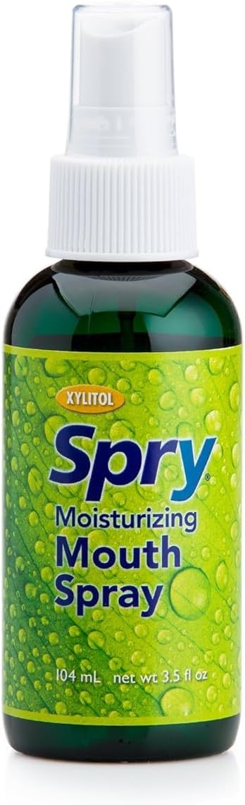 Spry Natural Xylitol All Day Dry Mouth Spray, 4.5 fl.oz (Pack of 1)