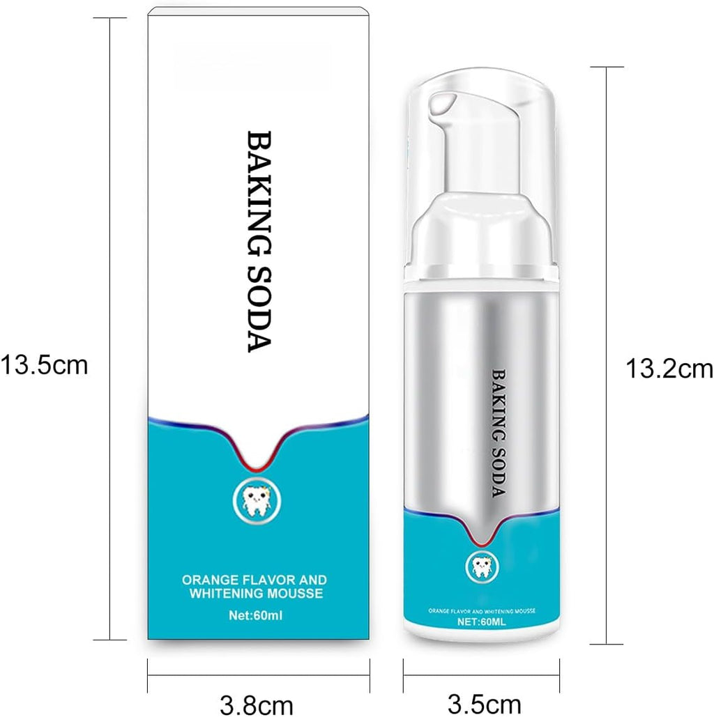 Pump Foam Teeth Cleaning Toothpaste – Mint Freshness, Gentle on Gums, Helps Reduce Tartar, Fresh Breath Oral Care(1pcs)