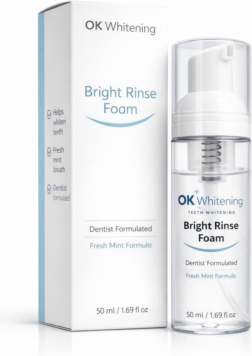 Teeth whitening Foam Bright Rinse Oral Care Foam
