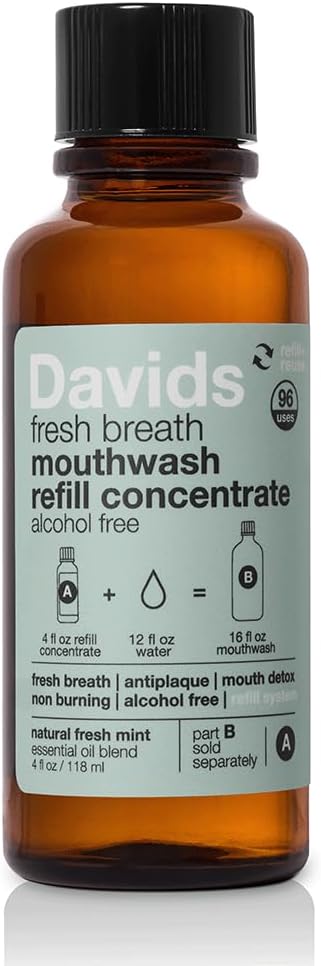 Davids Nano Hydroxyapatite Mouthwash Refill Alcohol-Free Fluoride-Free
