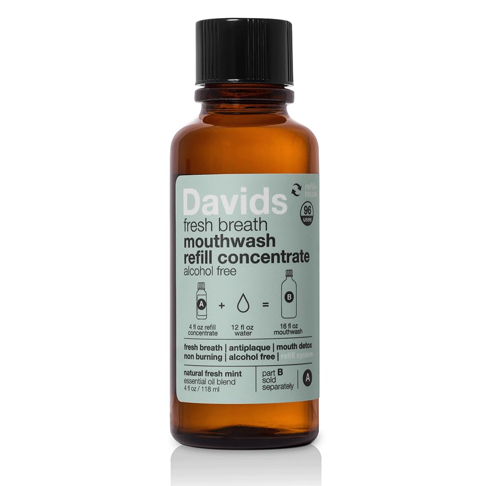 Davids Nano Hydroxyapatite Mouthwash Refill Alcohol-Free Fluoride-Free