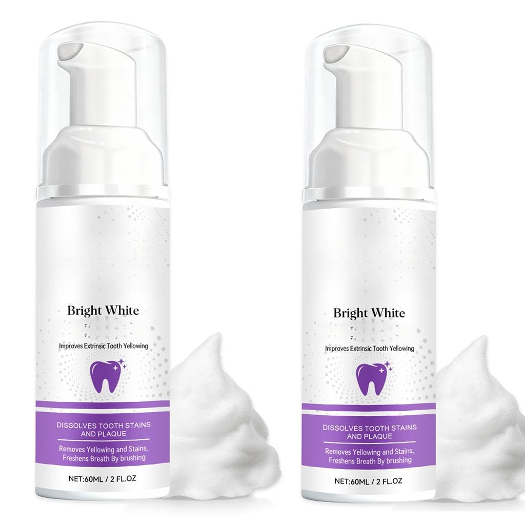 Gentle Foaming Tooth Mousse for Stronger Teeth & Natural Brightness, Refreshing Daily Oral Cleanser(1pcs)