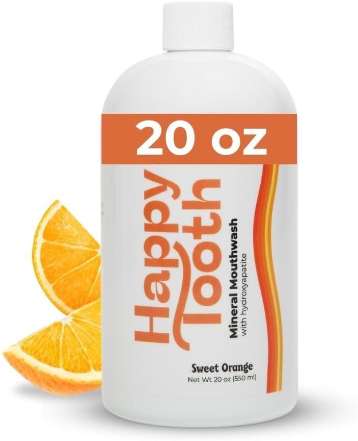 Hydroxyapatite Mouthwash, Remineralizing, Fresh Breath, Orange, 20 Fl Oz