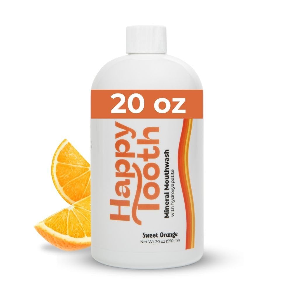 Hydroxyapatite Mouthwash, Remineralizing, Fresh Breath, Orange, 20 Fl Oz