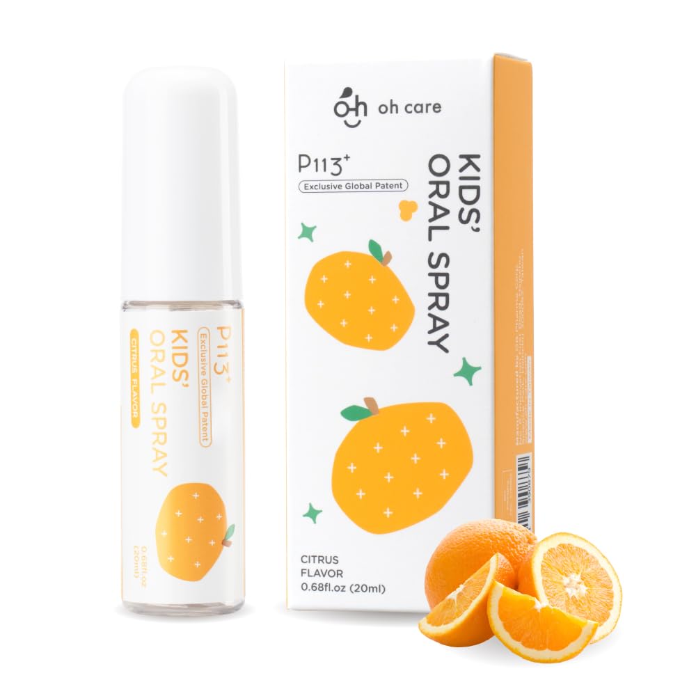 oh care Mouth Spray for Kids Toddler Toothpaste Helper Fluoride Free Baby Toothpaste Oral Care for Newborns to Age 12