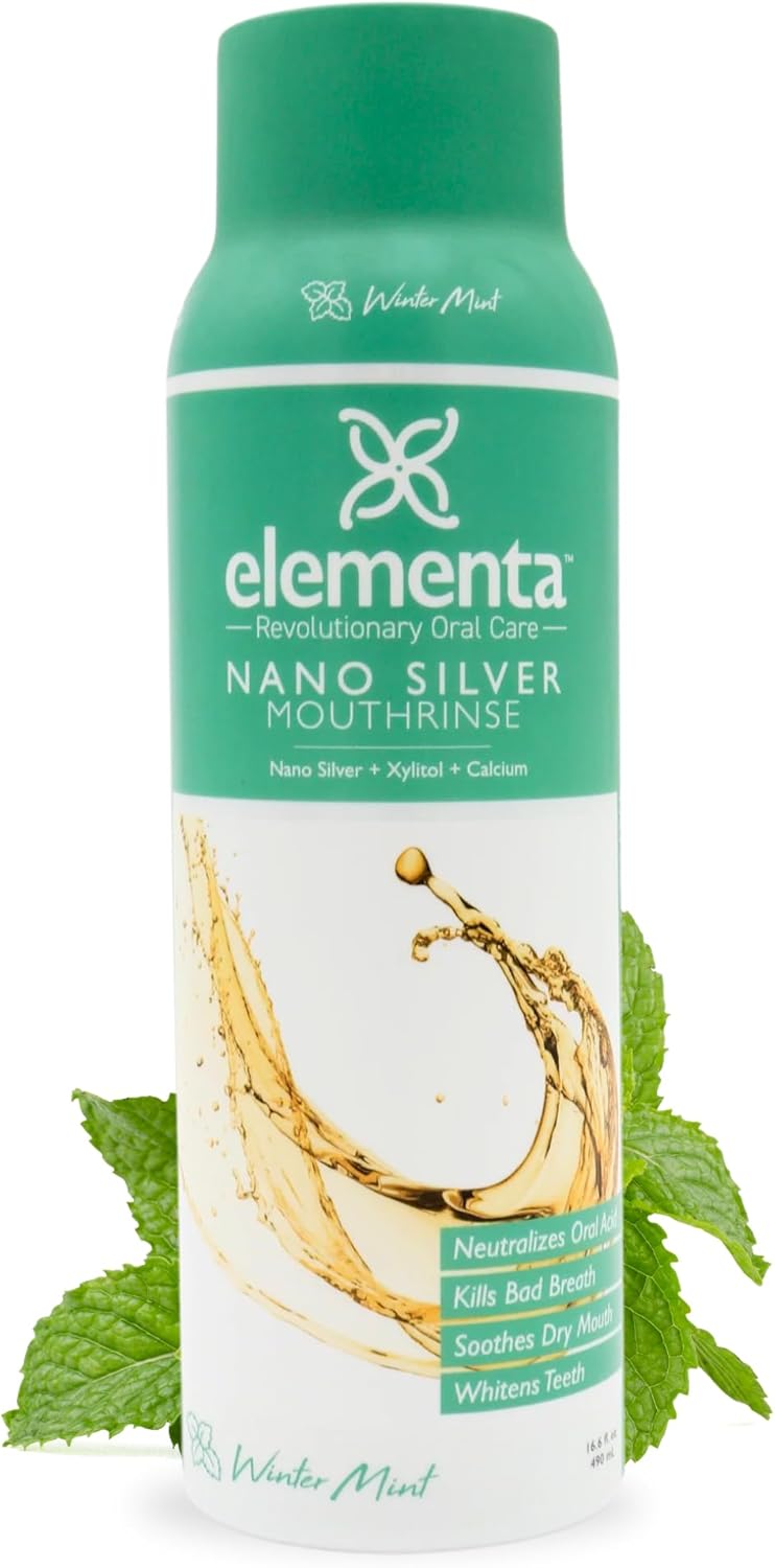 Elementa Silver - Adult Mouth Rinse 20 fl oz. - Wintermint