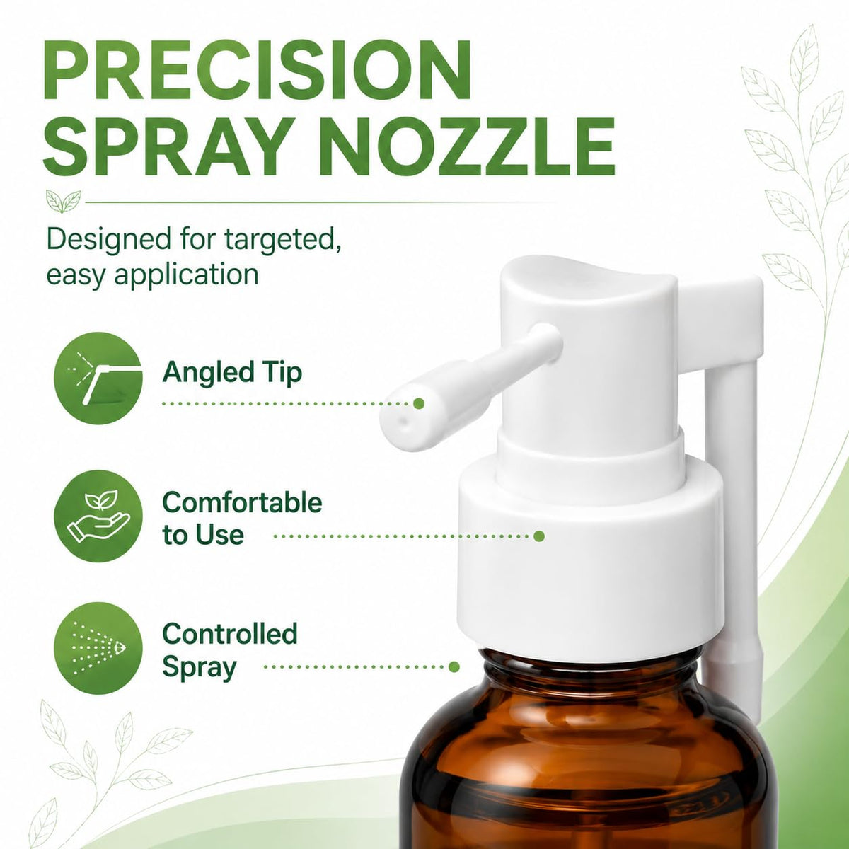 SOMMA ORAL SPRAY, Plant-Based Fresh Mint Flavor 1 Fl Oz