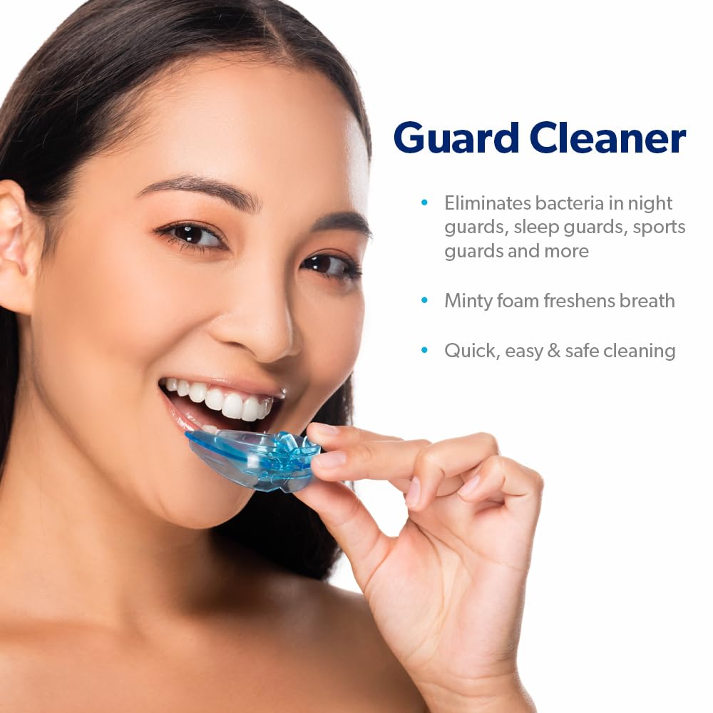 EverSmile Mouth Guard Cleaning Foam – Fresh Mint, Travel Size Pack (25ml) – for Mouth, Night, Football, Boxing, Sleep, Snoring, Grinding & All Types of Guards – Fights Bad Breath