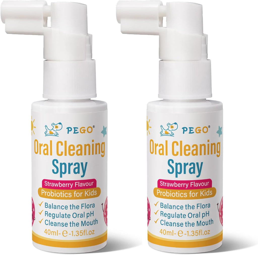 Kids Oral Spray, Toddler Toothpaste Helper for Cavity Prevention and Fresh Breath, Children Anticavity with Fluoride Free for Newborn to Preschoolers, Kid's Mouth Spray (2)
