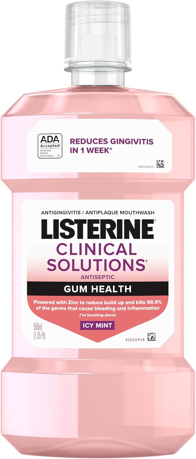 Listerine Clinical Solutions Gum Health Mouthwash, 16.9 fl. oz/500 mL