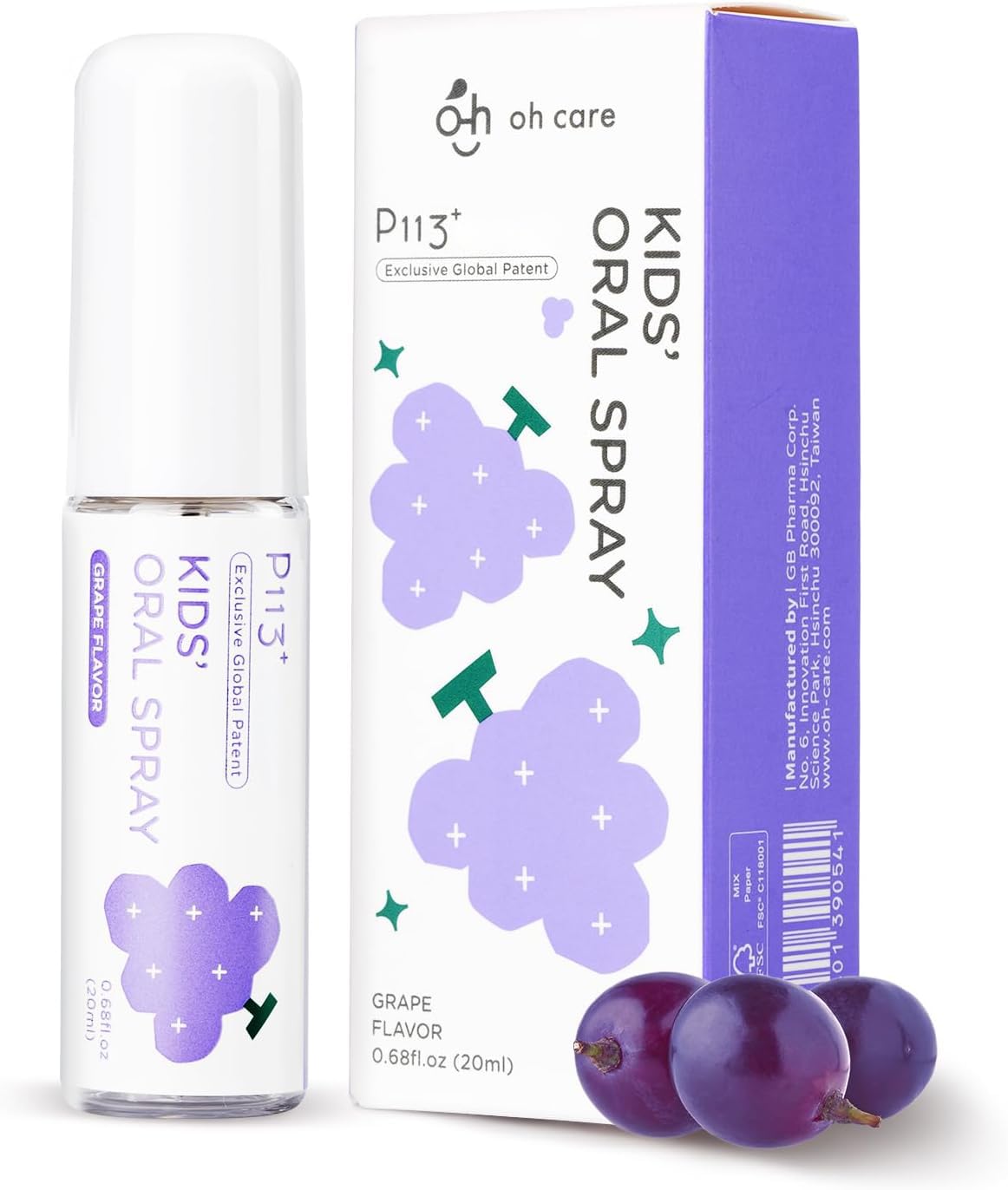 oh care Mouth Spray for Kids Toddler Toothpaste Helper Fluoride Free Baby Toothpaste Oral Care for Newborns to Age 12