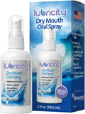 Lubricity Dry Mouth Oral Spray for Symptomatic Relief of Dry Mouth, Flavorless - 2 oz, 30 Day Supply