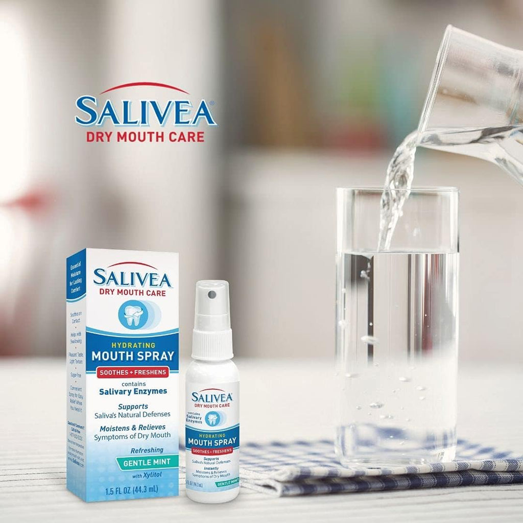 Salivea Dry Mouth Relief Duo — Anticavity Toothpaste + Mouth Spray