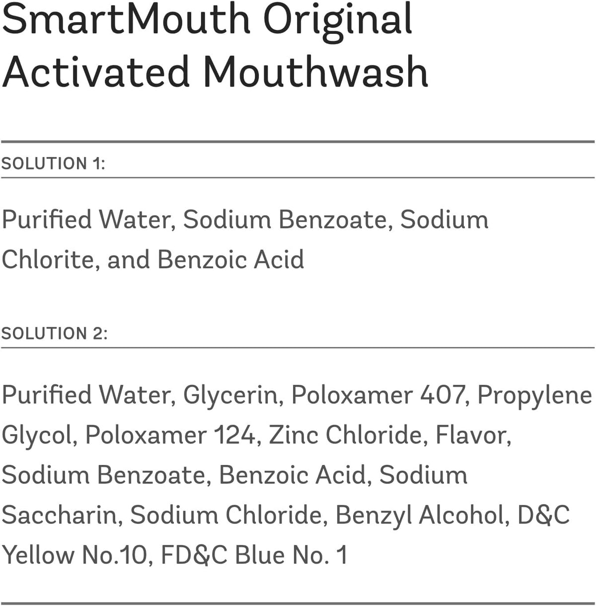 SmartMouth Original Zinc Activated Mouthwash Single Packs, 10 Count, 3-Pack