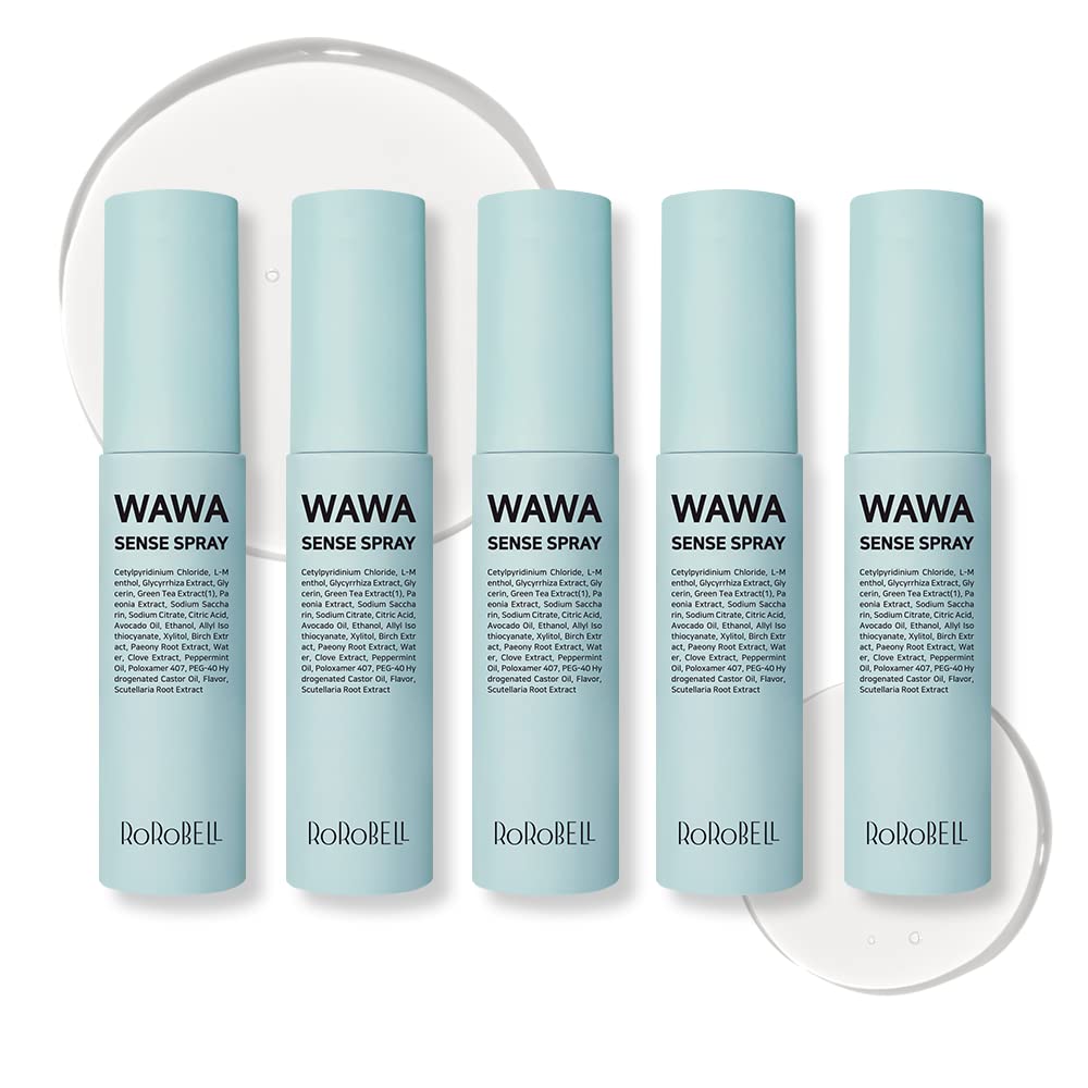 ROROBELL Wawa Sense Spray Oral Care Mouth Freshener Fights Bad breath ((1/3 Fl Oz (Pack of 3)))