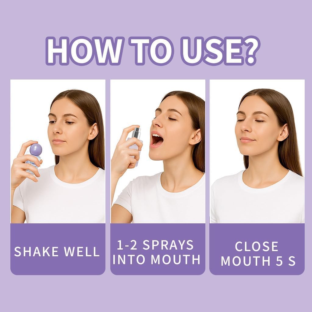 Probiotic Oral Spray for Long-Lasting Freshness, Oral Spray with Probiotics for Breath Care, Gentle, Convenient Travel-Sized Breath, 20ml/0.68oz