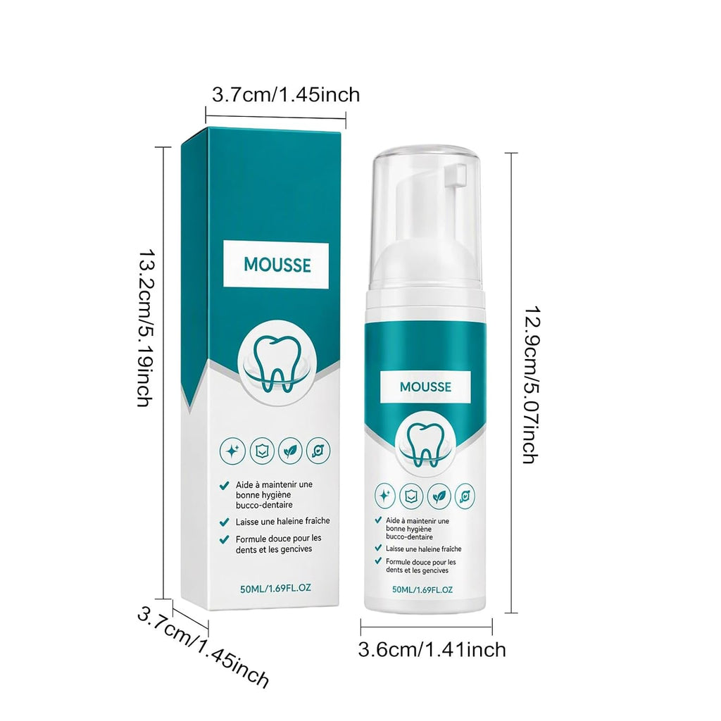Oral Fresh Mousse, Soft Foam Daily Care, Clean Fresh Breath Comfort