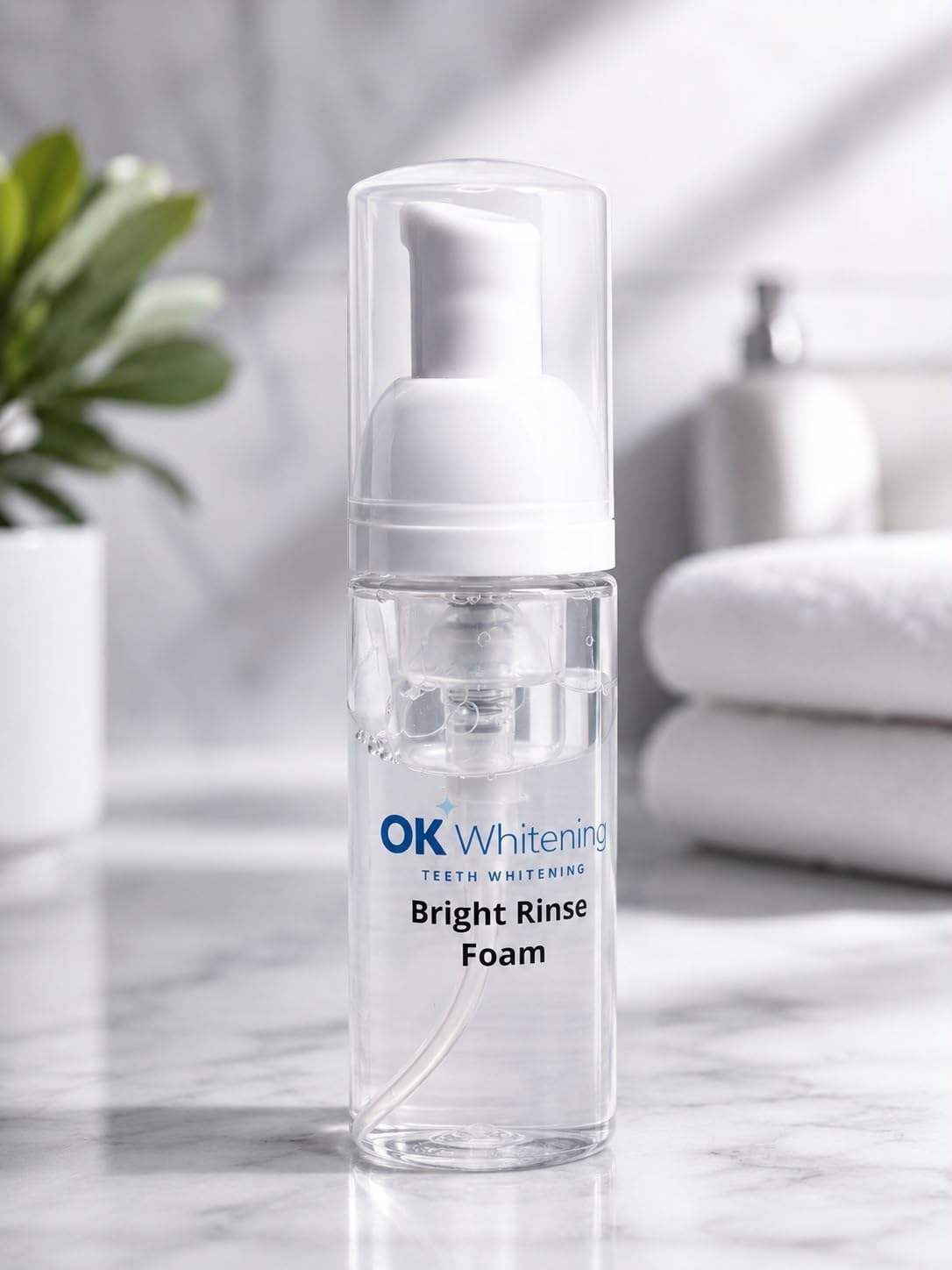 Teeth whitening Foam Bright Rinse Oral Care Foam