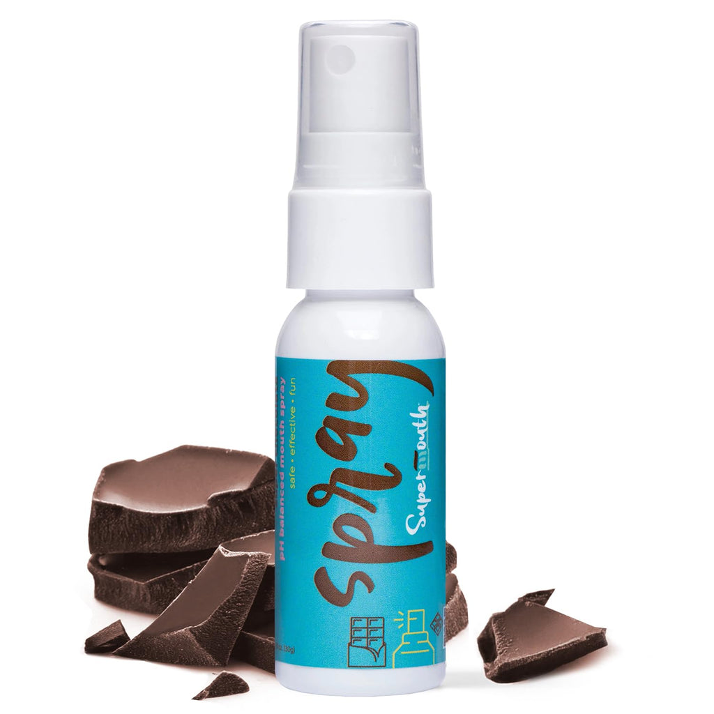 SuperMouth Fluoride Free Breath Freshener Mouth Spray, Strawberry
