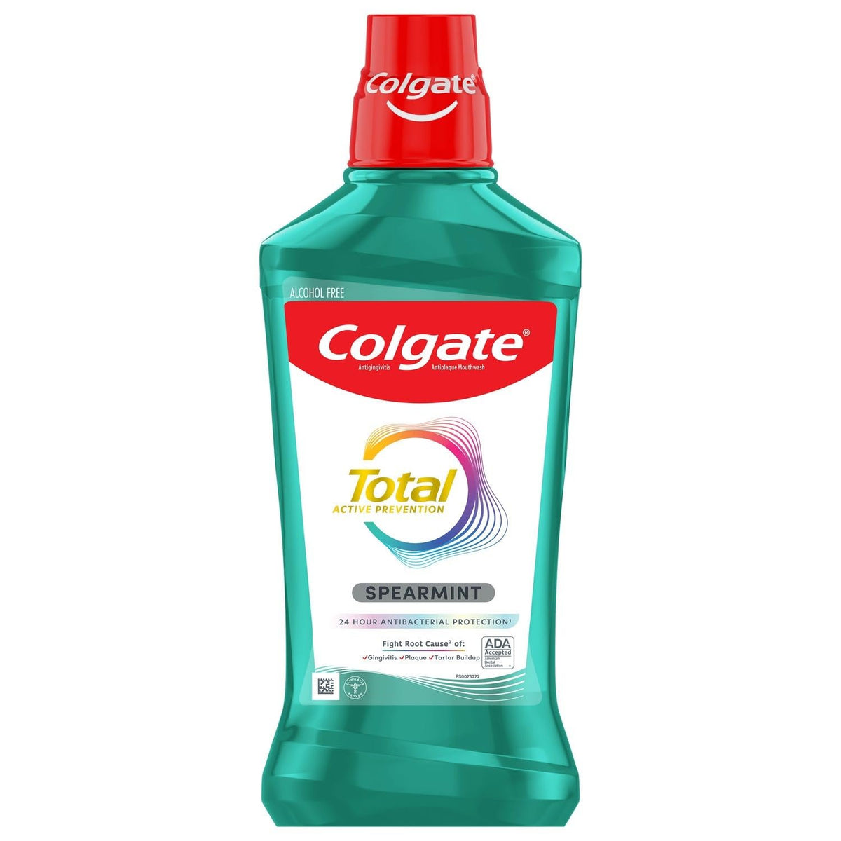 Colgate Total Alcohol Free Mouthwash, Peppermint, 3 Pack, 33.8 fl oz