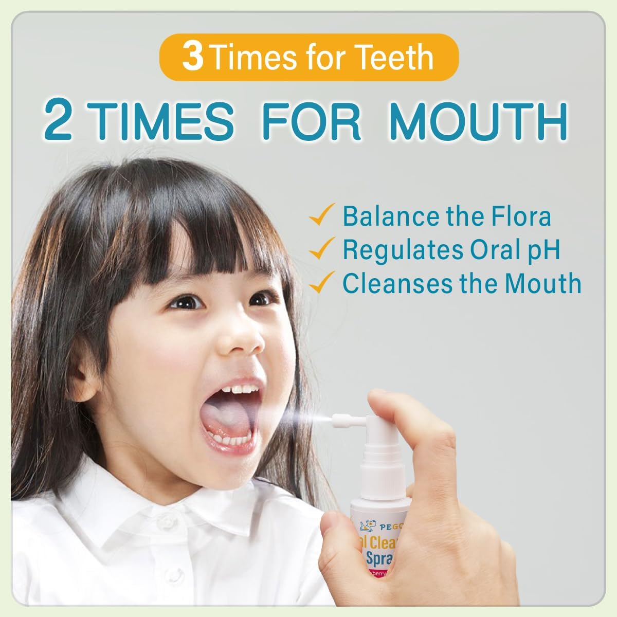 Kids Oral Spray, Toddler Toothpaste Helper for Cavity Prevention and Fresh Breath, Children Anticavity with Fluoride Free for Newborn to Preschoolers, Kid's Mouth Spray (1)