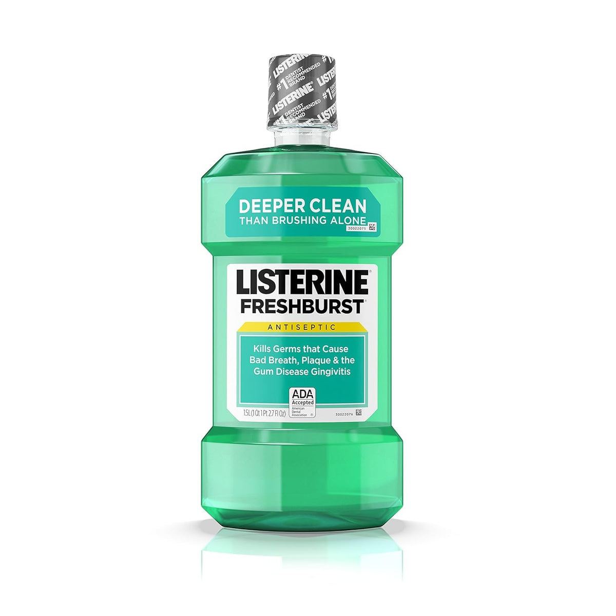Listerine Cool Mint Antiseptic Mouthwash for Bad Breath, Travel Size 3.2 oz - Pack of 12