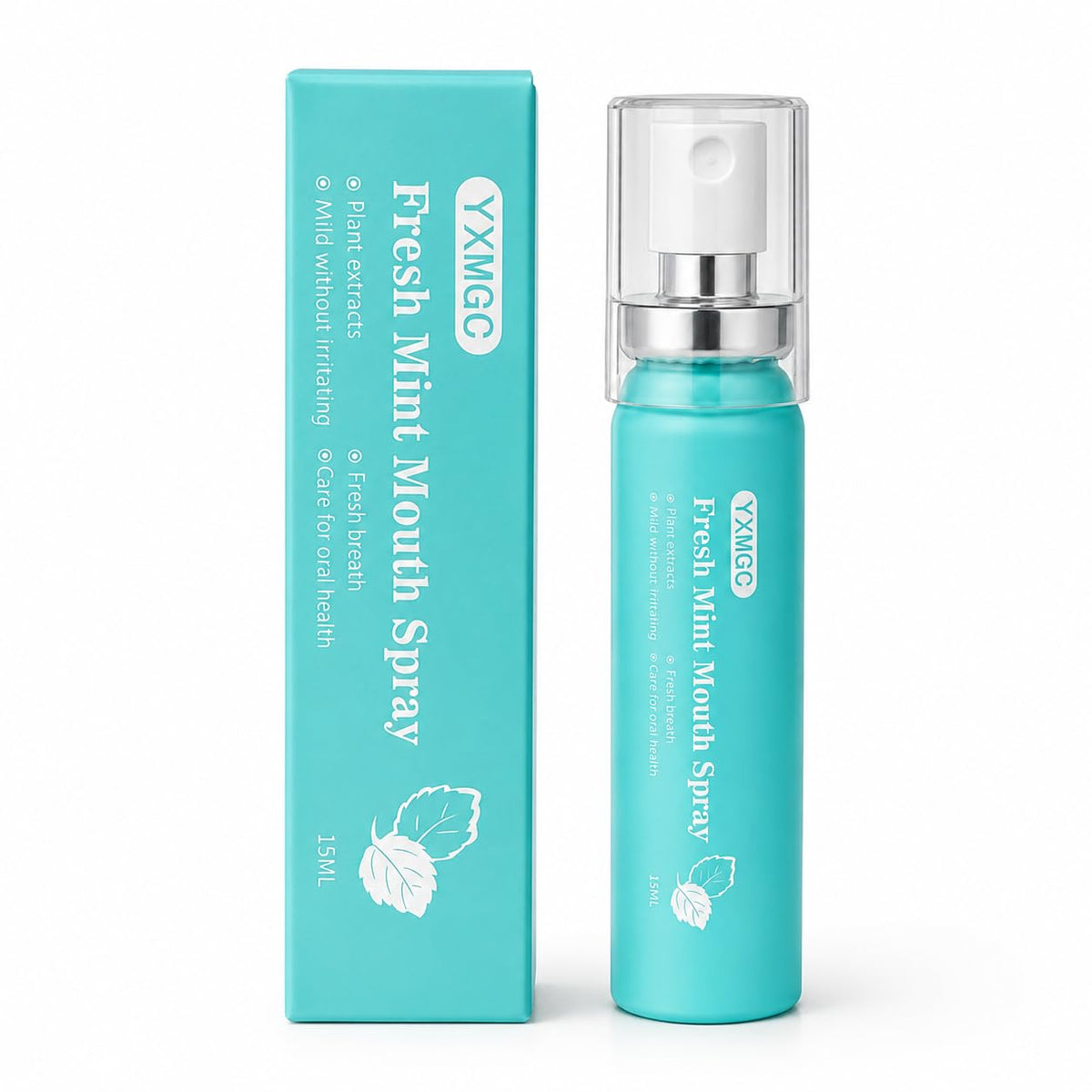 Mint Breath Spray, 2 Pack, 15 mL Each, Travel Size Mouth Freshener