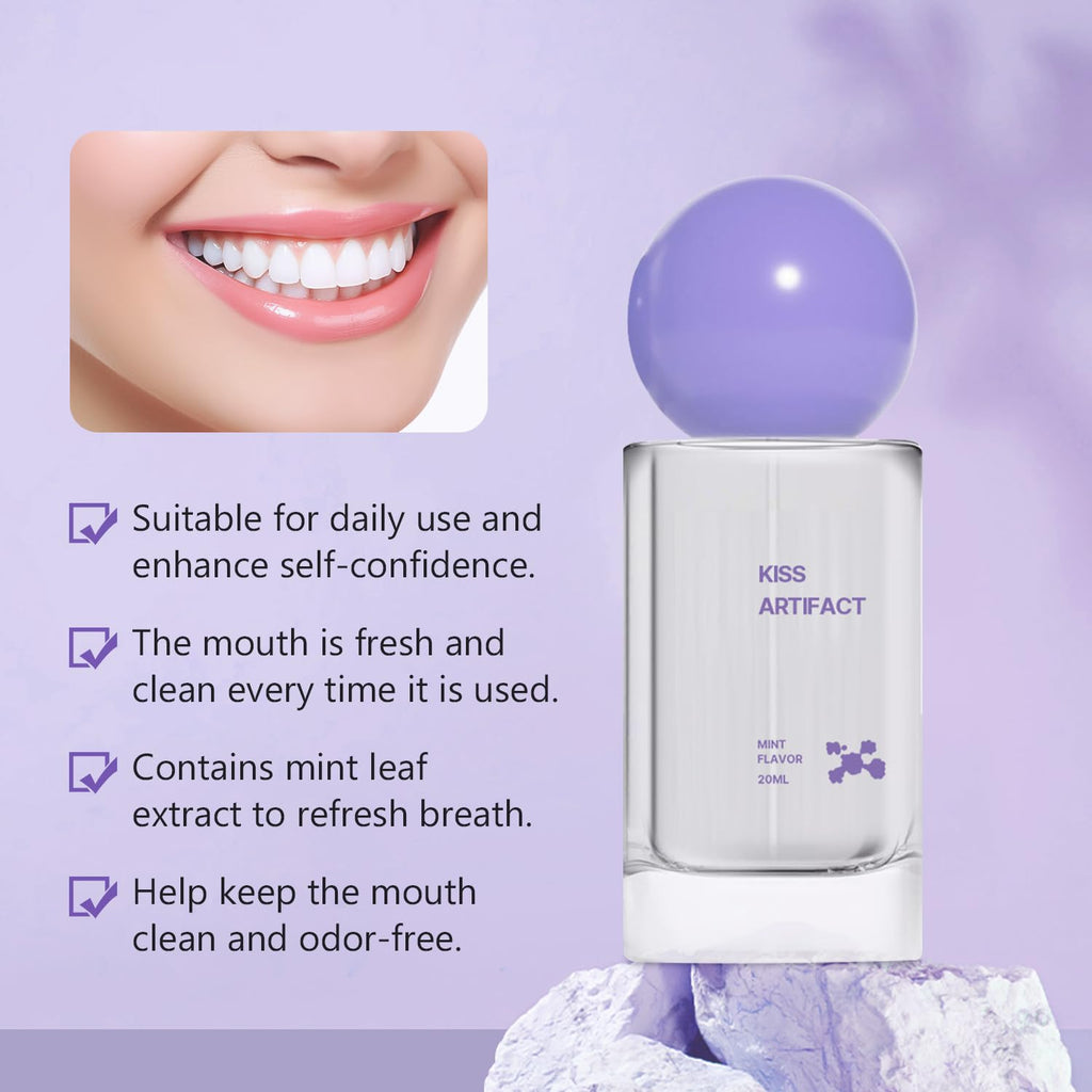2pcs Probiotic Oral Spray for Long-Lasting Freshness, Alcohol-Free Oral Spray with Probiotics for Breath Care, Probiotic Breath Spray, Convenient Travel-Sized Breath Spray (20ml/0.68floz)