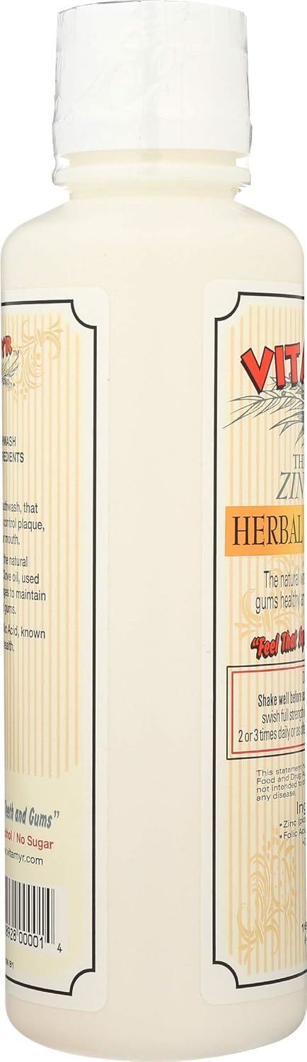 VITA-MYR Zinc-Plus Xtra Herbal Mouthwash (16 Ounce)