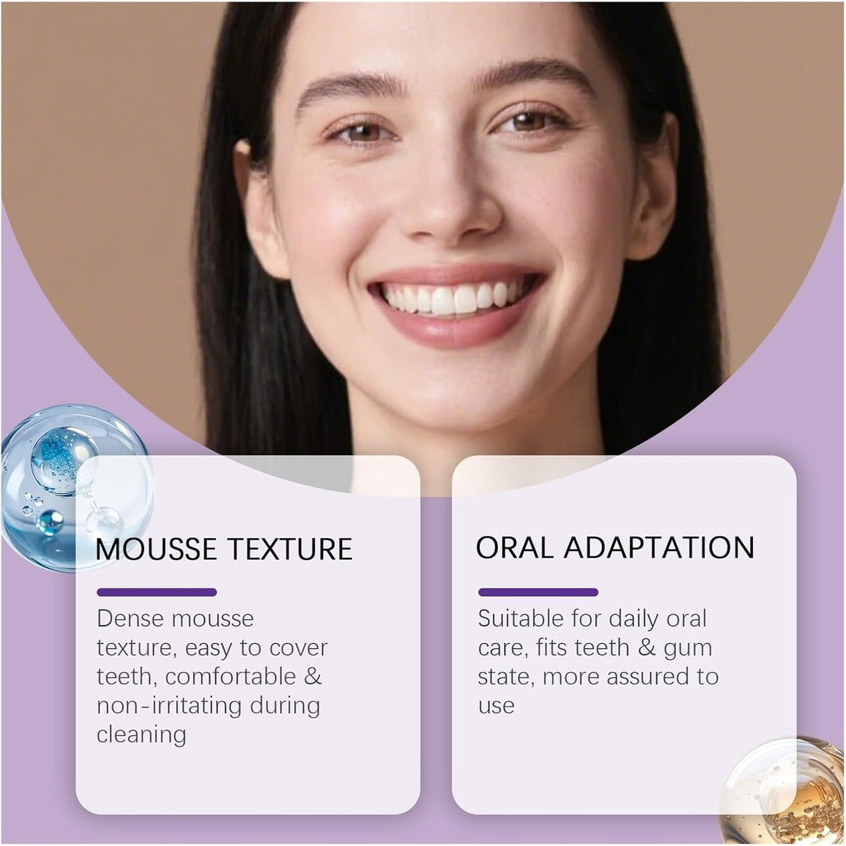 60ml Teeth Freshening Mousse Foam Oral Cleanser
