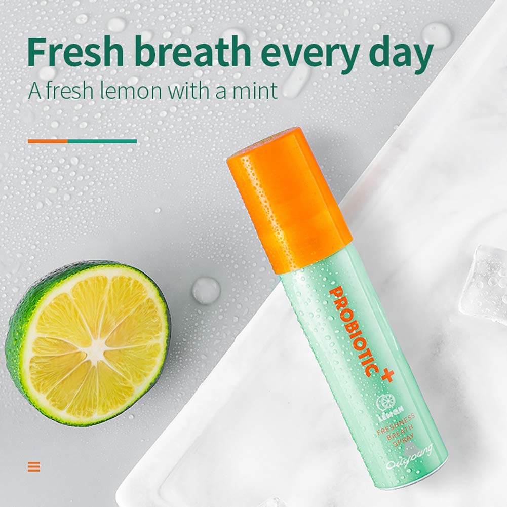 Breath Spray for Bad Breath Fresheners Mouth Spray Mint Oral Care Health Spray for Dry Mouth With Surprise Gifts, 0.5 fl.oz/Bottle (Pack of 2)