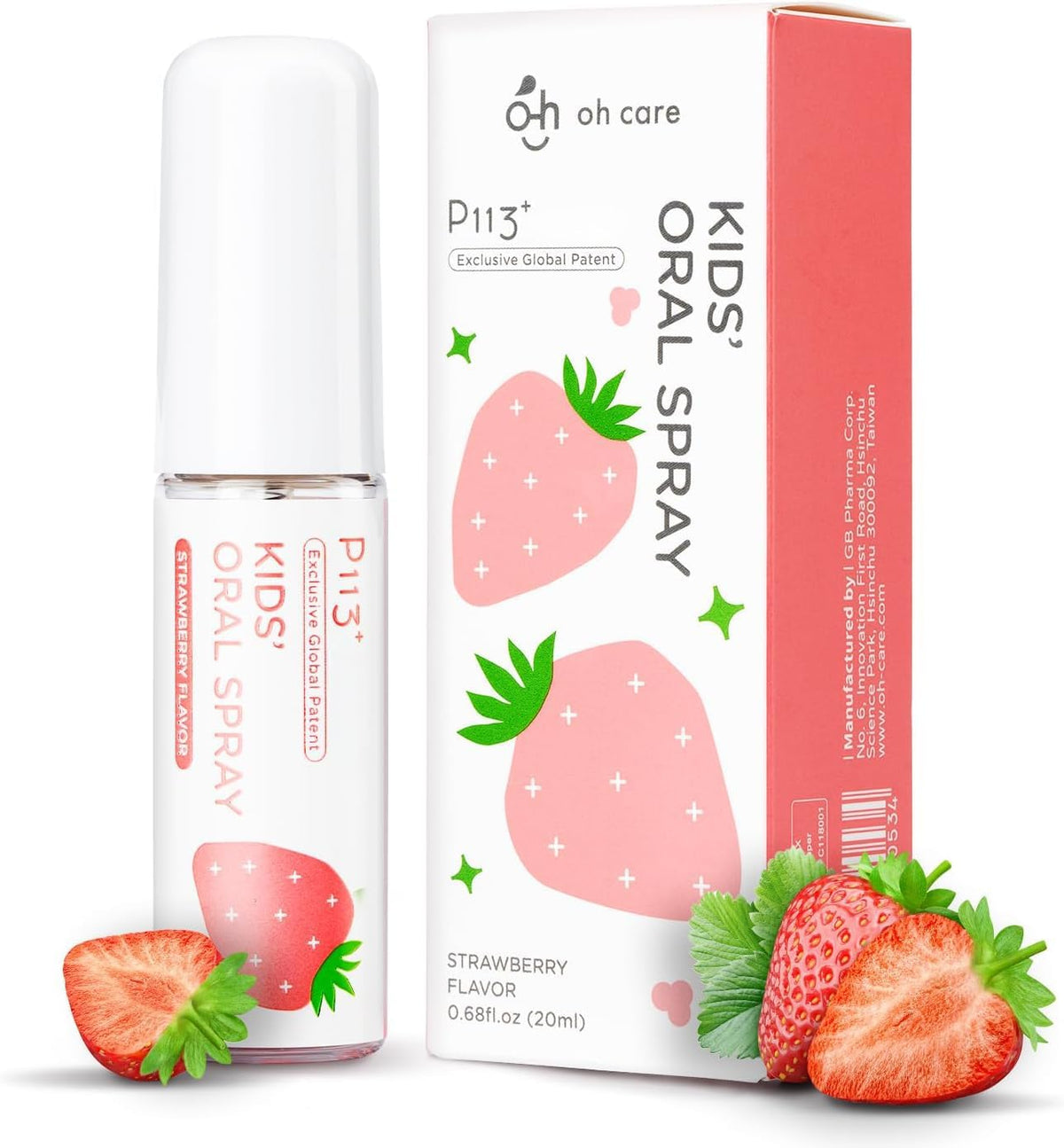 oh care Mouth Spray for Kids Toddler Toothpaste Helper Fluoride Free Baby Toothpaste Oral Care for Newborns to Age 12