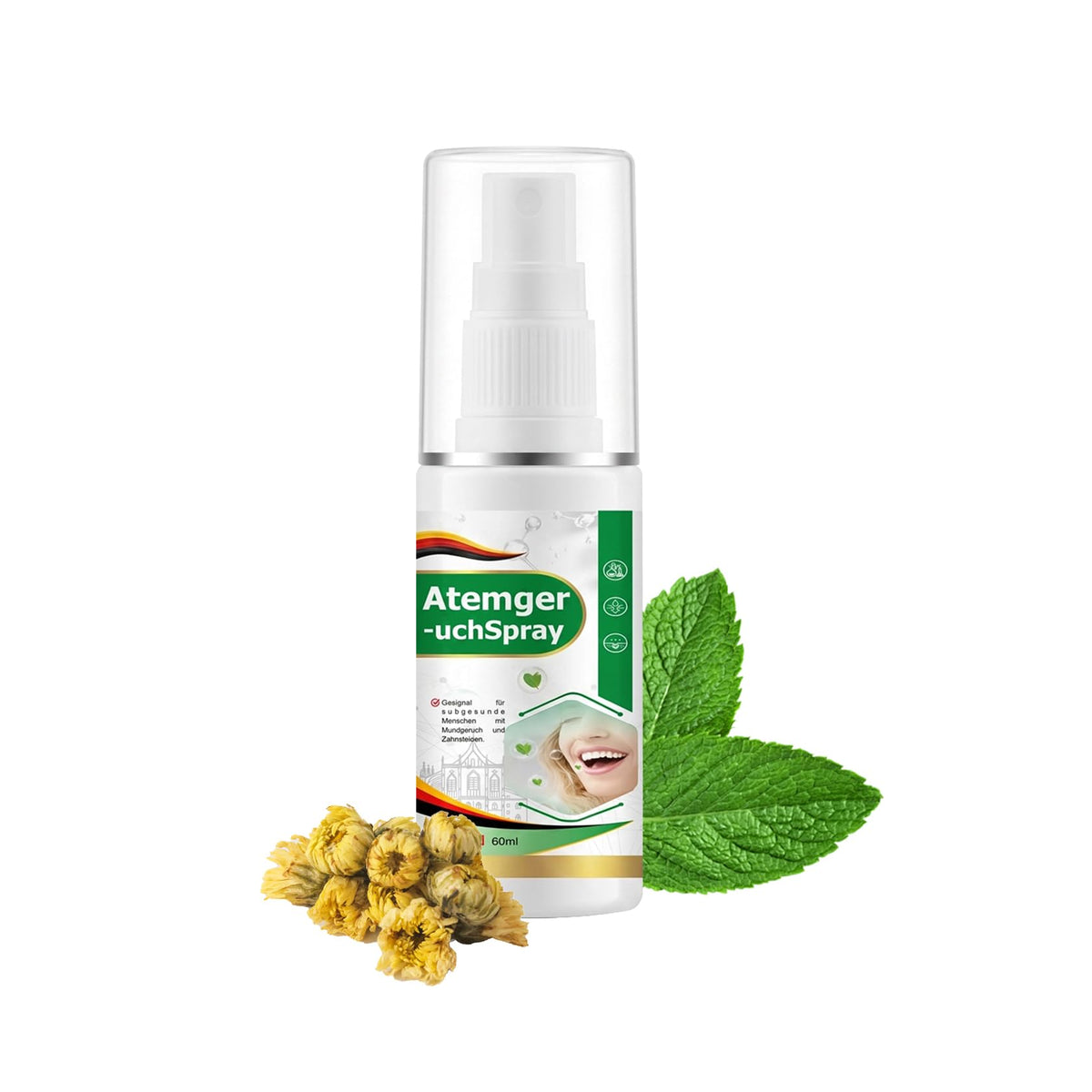 6PCS Oral Breath Spray, 3 Flavors Fruit Mouth Spray Breath Freshener Oral Care for Adults, Portable Long Lasting Refreshing Dry Mouth Spray for Bad Breath