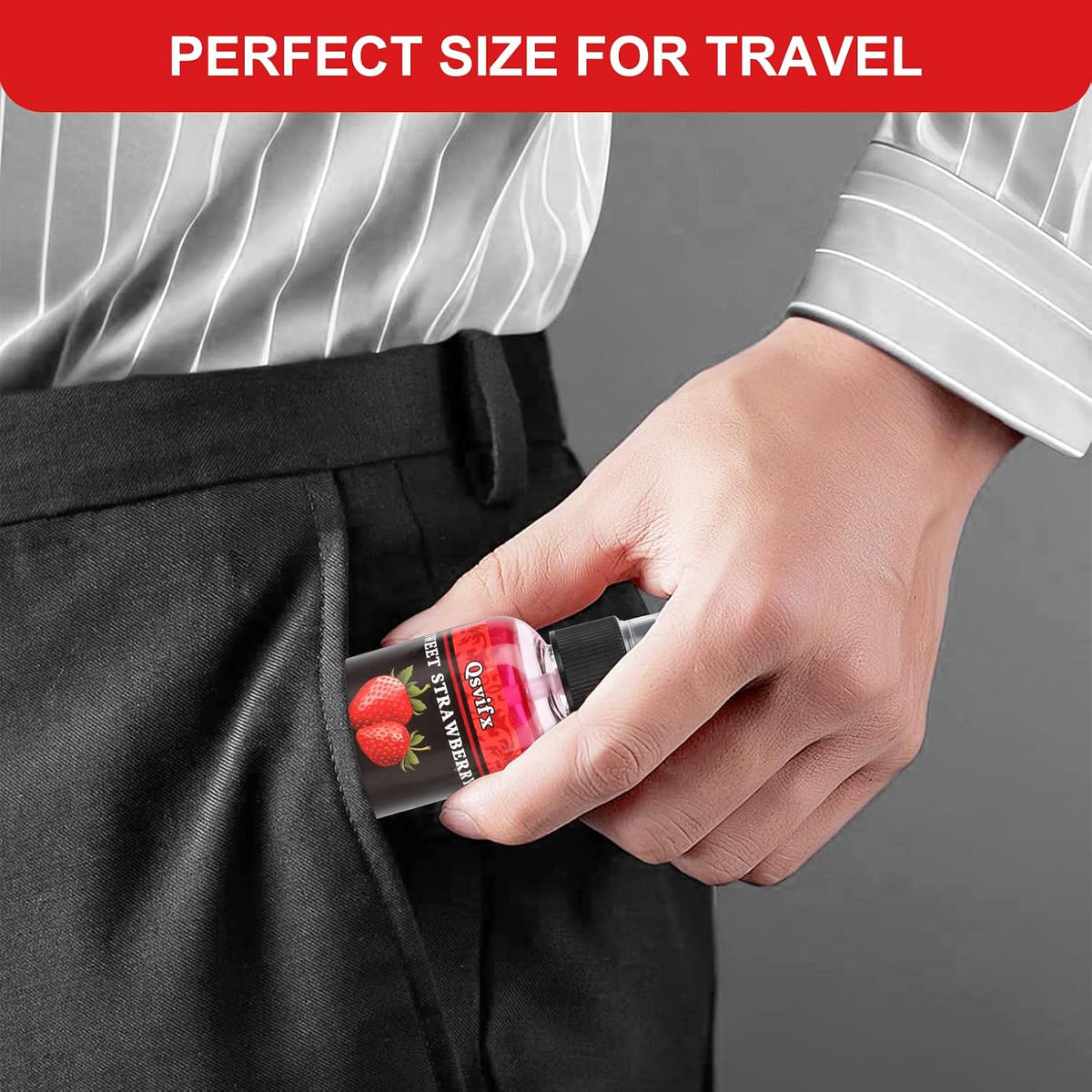 Deep Throat Spray Strawberry Flavored for Oral Women Men 1.7 Fl.oz, Relaxes Gag Reflex