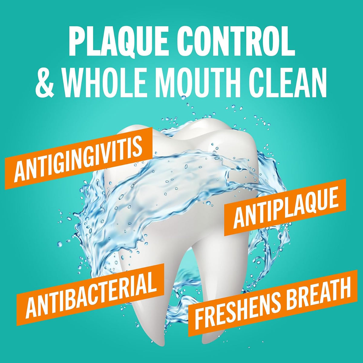 TheraBreath Plaque Control Oral Rinse, Refreshing Mint, 16 oz, 2-Pack