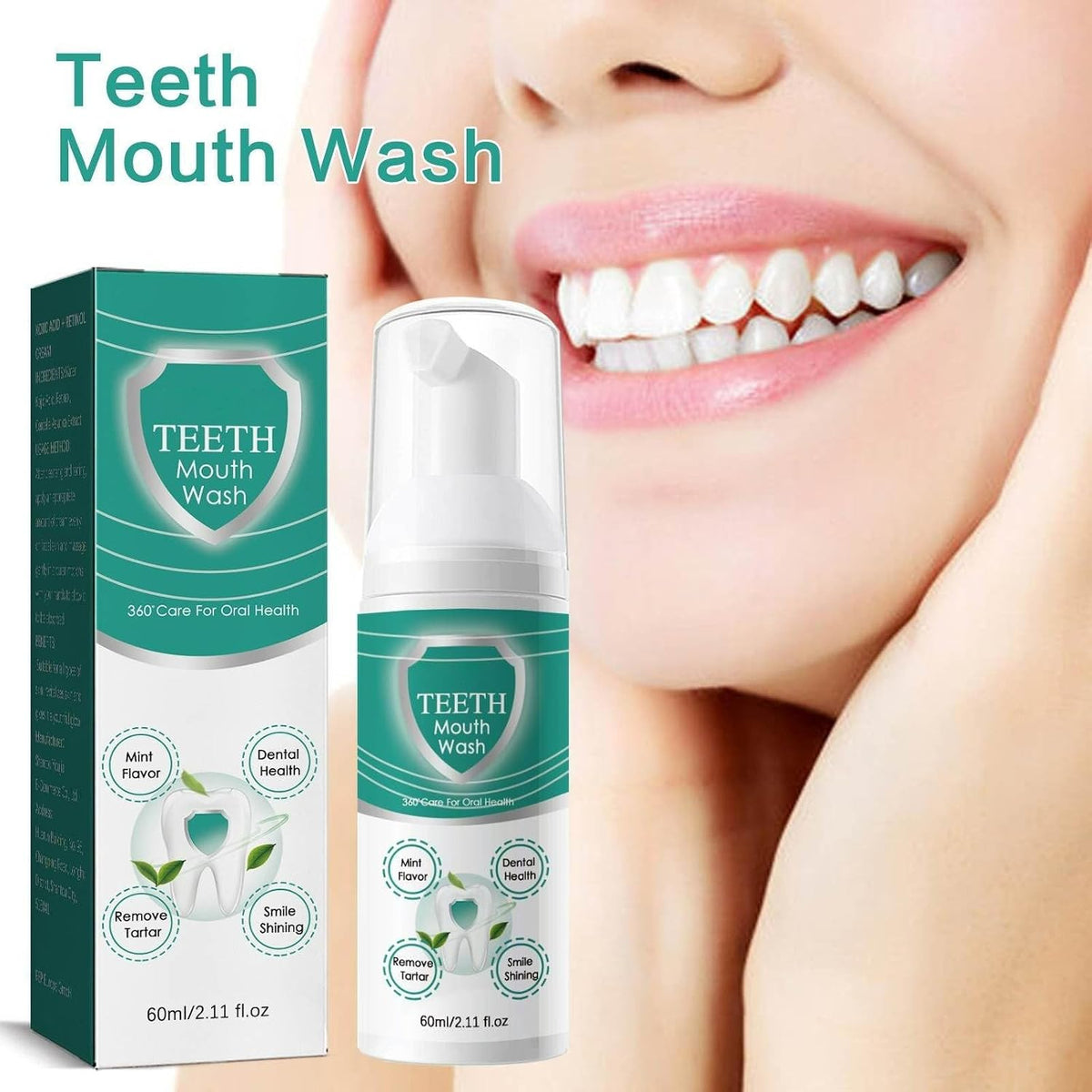 2PCS Foam Toothpaste,Stain Removal Toothpaste, Ultra-fine Mousse Foam, Deeply Cleans (2)