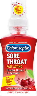 Chloraseptic Max Strength Sore Throat Spray, Sugar-Free Wild Berry, 4 Fl Oz