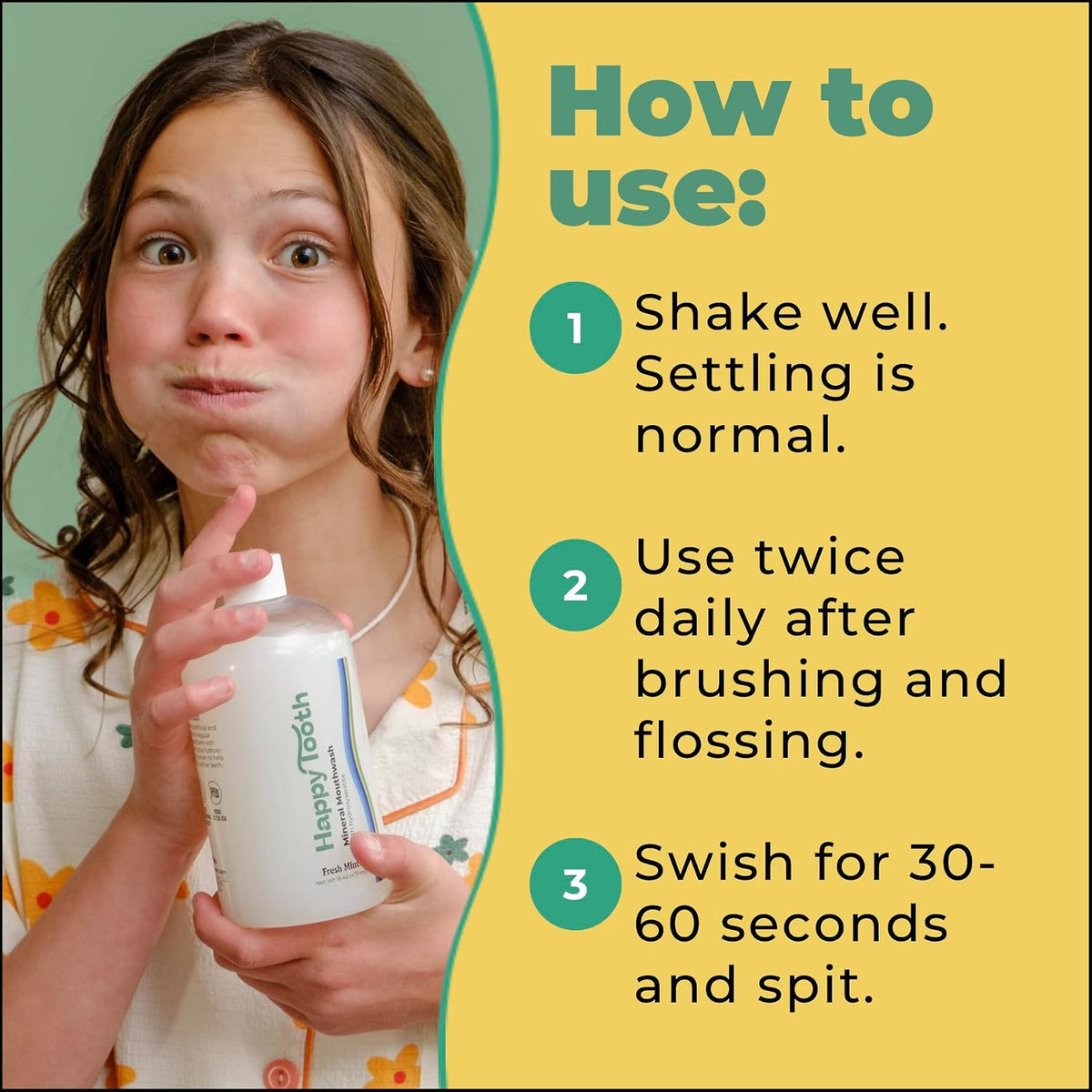 Hydroxyapatite Mouthwash, Remineralizing, Fresh Breath, Orange, 20 Fl Oz