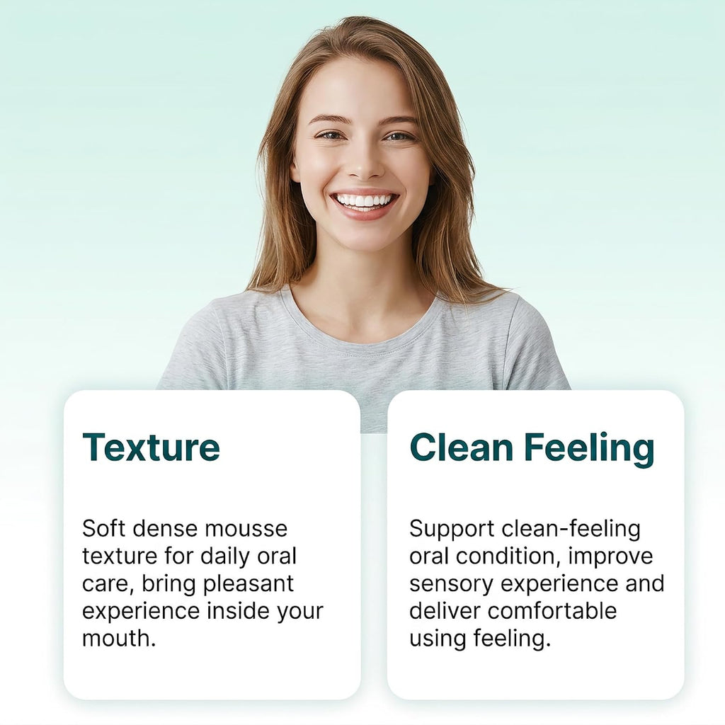 Oral Fresh Mousse, Soft Foam Daily Care, Clean Fresh Breath Comfort