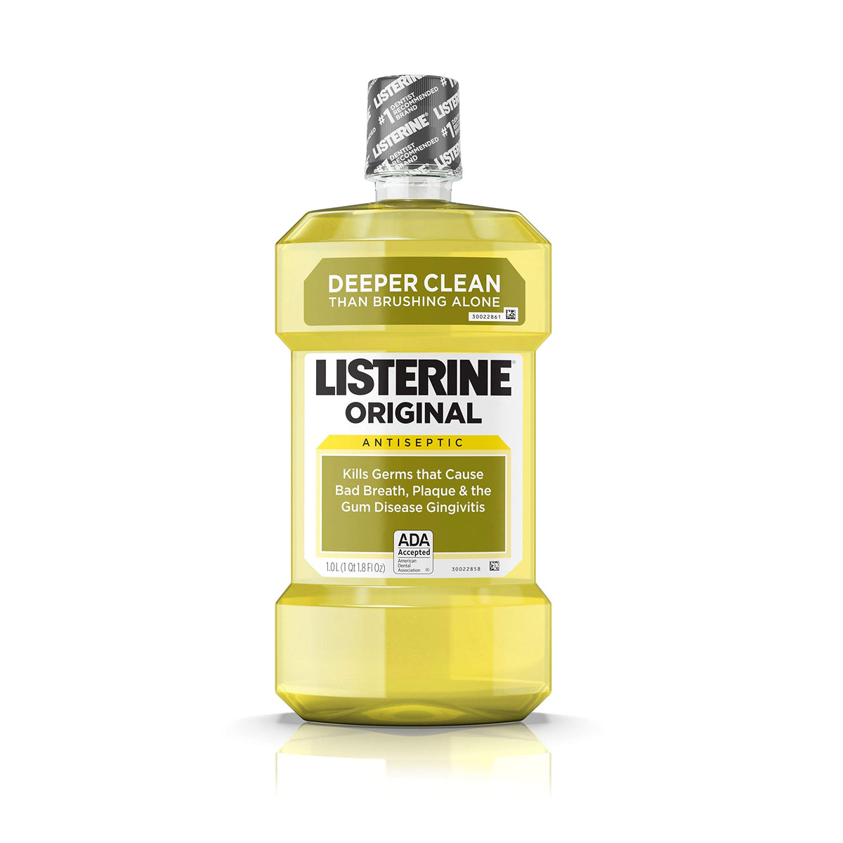 Listerine Cool Mint Antiseptic Mouthwash for Bad Breath, Travel Size 3.2 oz - Pack of 12
