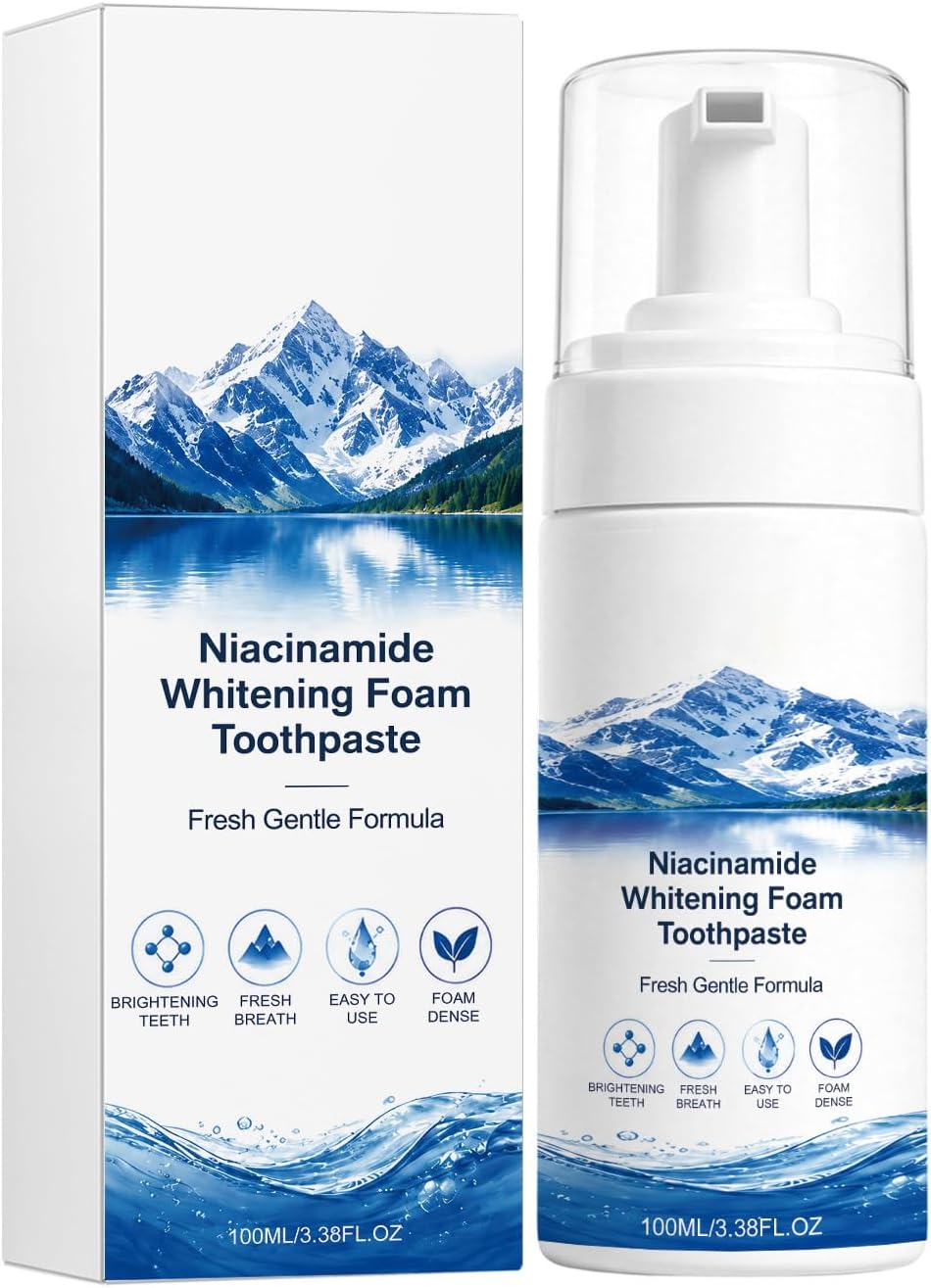 Niacinamide Tooth Mousse - Mint Foam for Fresh Daily Oral Care