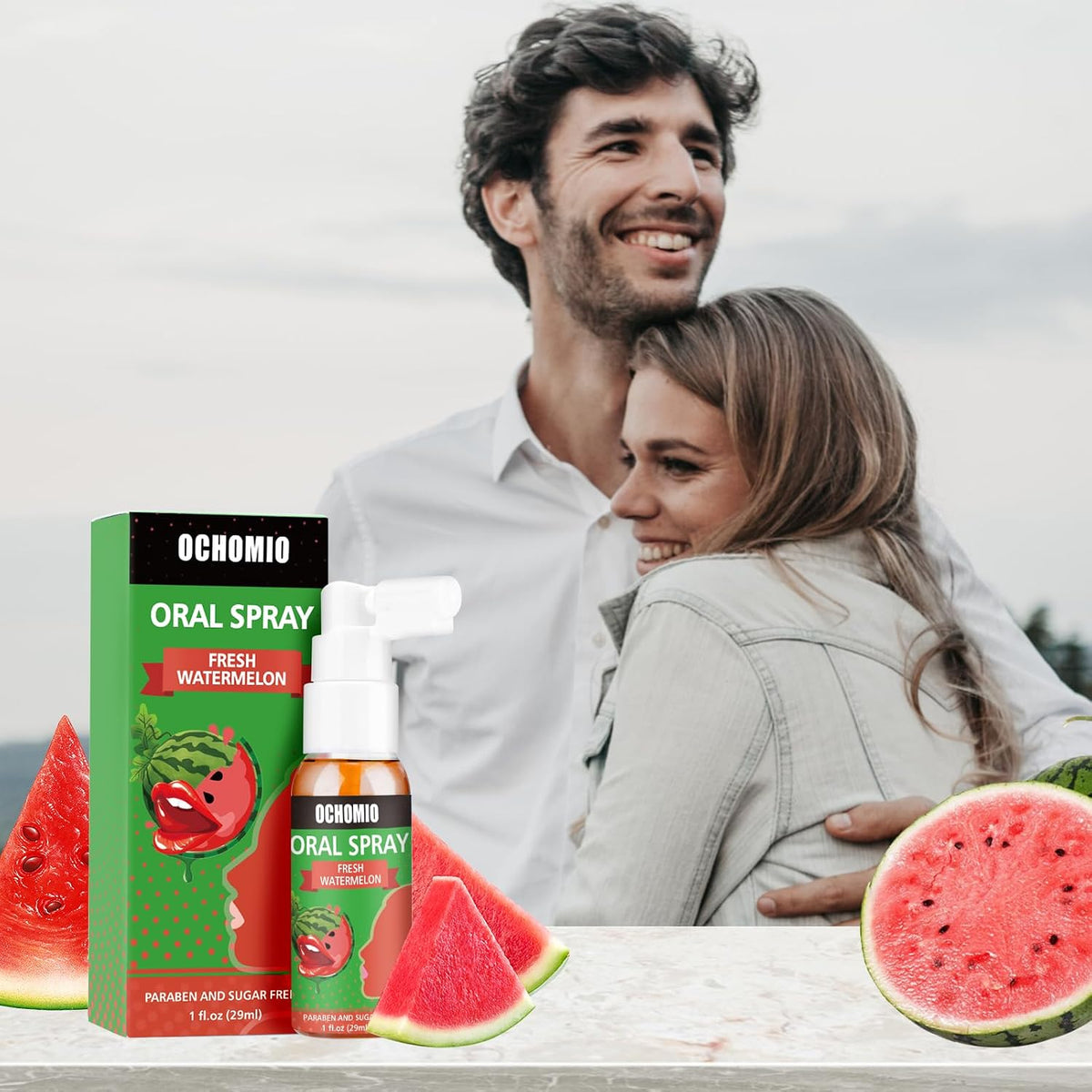 Deep Throat Spray Watermelon Flavored for deep Throating Women Men